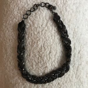 Express Black/silver chunky necklace